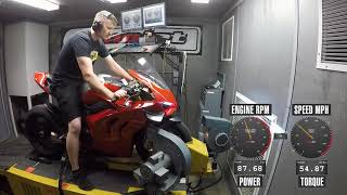 2019 Ducati Panigale V4 R Dyno [upl. by Nahta373]