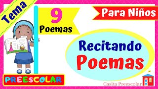 POEMAS Para Niños Aprendeencasa [upl. by Yliak]