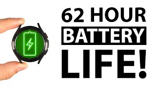 Top 20 Galaxy Watch 4 Battery Saving Tips and Tricks 50 Hour AOD [upl. by Wilburt694]