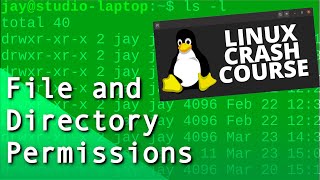 Linux Crash Course  Understanding File amp Directory Permissions [upl. by Alaik]