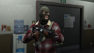 GTA 5  Bank Robbery 9 years ago in Ludendorff  North Yankton  grand theft auto v [upl. by Edieh922]