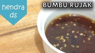 RESEP DAN CARA MEMBUAT BUMBU RUJAK MUDAH [upl. by Nylde]