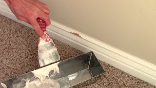 How to repair damaged baseboards [upl. by Flight]