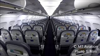 United A320 cabin tour slimline [upl. by Asilaj645]