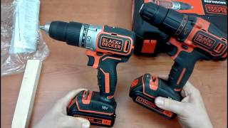 NUOVO Black amp Decker il migliore per Fai da Te Trapano Avvitatore a Percussione Brushless 18V [upl. by Simmie]