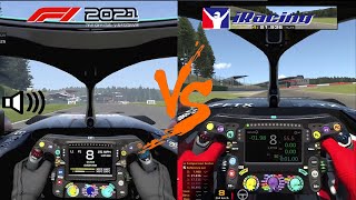 iRacing Vs F1 2021 Mercedes W12 F1 comparison [upl. by Zoa]