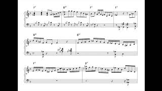 Oscar Peterson  Billies Bounce Transcription [upl. by Kathy344]