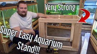 Easy DIY Aquarium Stand  Universal aquarium stand [upl. by Clower771]