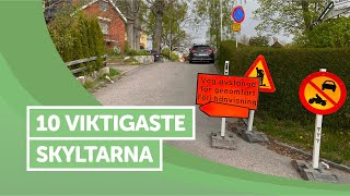 Ta Körkort  10 Vanligaste Skyltarna [upl. by Hnoj770]