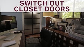 How to Replace Your Closet Doors  DIY Network [upl. by Maeve]