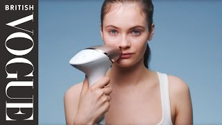 IPL Facial Hair Removal at Home  Vogue Beauty School  British Vogue amp Philips [upl. by Epps]