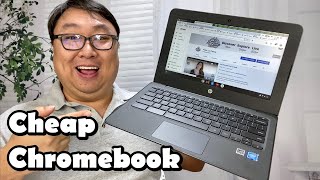 Cheapest 2021 116quot HP Chromebook Review [upl. by Ecirtam298]