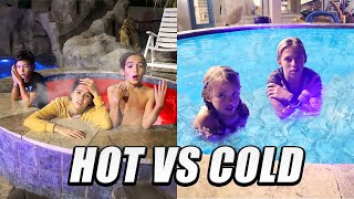 Hot vs Cold pool Team Challenge [upl. by Roots26]