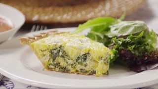 How to Make Spinach Quiche  Brunch Recipes  Allrecipescom [upl. by Gerrald]