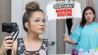 FAMILY MORNING ROUTINE  SISTERFOREVERVLOGS 783 [upl. by Schechinger]