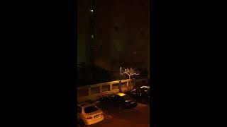 Siren and Explosions in Ashdod Following Gaza Rocket Bombing [upl. by Analle]