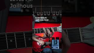 ELVIS PRESLEY  Jailhouse Rock Tutorial amp TABS [upl. by Ara]