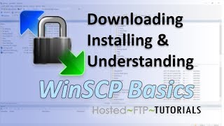 How to Use WinSCP Tutorial  downloading installing and understanding WinSCP [upl. by Ardelia320]