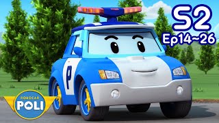 Robocar POLI Season 2 Full Ver  Ep14Ep26  Safety Education  Cartoon for Kids Robocar POLI TV [upl. by Ylus]