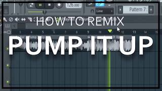 How to Remix PUMP IT UP  ENDOR in 2 MINUTES  TUTORIAL  FL Studio 12 [upl. by Aemat]