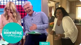 Alison Hammond Gets Stuck On A Door  This Morning [upl. by Benioff]