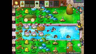 Plants VS Zombies PC SurvivalPool Hard [upl. by Nnaid]