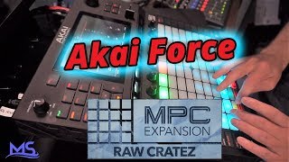 Akai Force Beat  MPC Expansions  Raw Cratez [upl. by Drarreg]