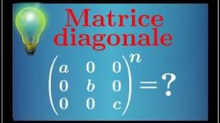 Puissance dune matrice diagonale • Calculer Dn • terminale S • spécialité [upl. by Sisile]