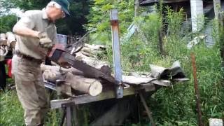 Firewood chop saw [upl. by Coad]