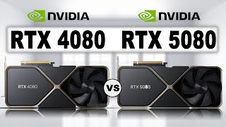 NVIDIA GeForce RTX 4080 vs 5080 Graphics Card [upl. by Datnow]