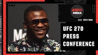 UFC 270 Press Conference  ESPN MMA [upl. by Dewie]