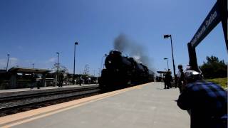 Santa Fe 484 Steam Locomotive 3751 High Speed Pass in 1080p [upl. by Germaine497]