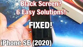 iPhone SE 2 2020 How to Fix Black Screen 6 Easy Solutions [upl. by Aneetsirk]