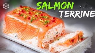 How To Make Salmon Terrine  Festive Holiday Yummy Food by Chez Martha [upl. by Phemia293]