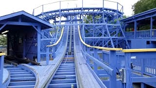 Woodstock Express POV Carowinds Kids Wood Coaster [upl. by Yetty781]