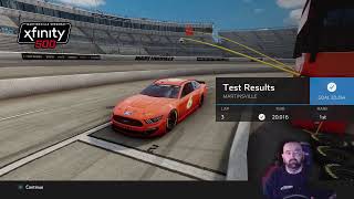 NASCAR Heat 5 Custom CUP series setup Martinsville [upl. by Ennasor405]