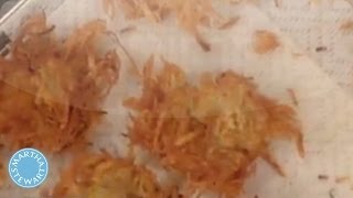 Potato Latkes Recipe for Hanukkah Martha Stewart [upl. by Jeuz]