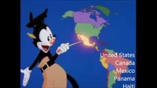 Nations of the World  With Lyrics  Animaniacs [upl. by Reinhard]