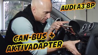 Audi A3 8P  CanBus  Aktivadapter für Autoradio installieren  ARS24 [upl. by Azriel]