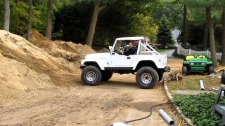 Jeep CJ7 Cummins diesel 4BT hill [upl. by Aneen]