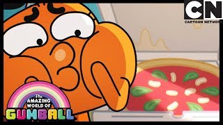 Gumball  Delivering Pizza  The Job  Cartoon Network [upl. by Ahsed]