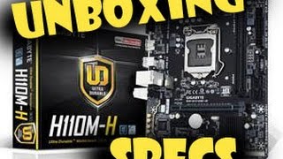 ASUS H110M R unboxing and specification [upl. by Ramed]