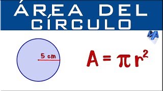 Área del Círculo [upl. by Akienom]