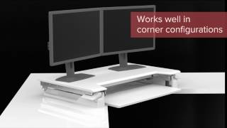 Ergotron WorkFitTL Sit Stand Desktop In Motion [upl. by Toma]