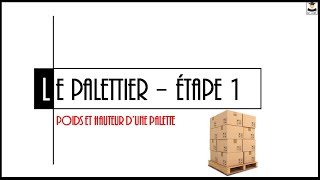 LE PALETTIER ETAPE 1 [upl. by Weinman]