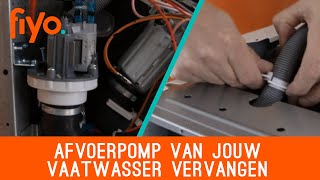 Afvoerpomp van jouw vaatwasser vervangen [upl. by Cosette]