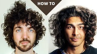 How To Make Coarse Curly Hair Look Good ft Jesses Barbershop [upl. by Anilemrac]