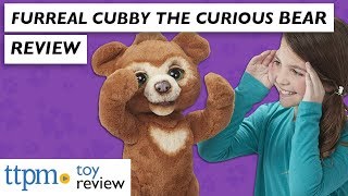 FurReal Cubby the Curious Bear Review from Hasbro [upl. by Valora]