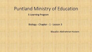 Biology  Chapter  1  Lesson 3 [upl. by Beverly]