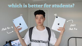 iPad Air 4 vs iPad Pro 2021 Student Edition [upl. by Ximena]